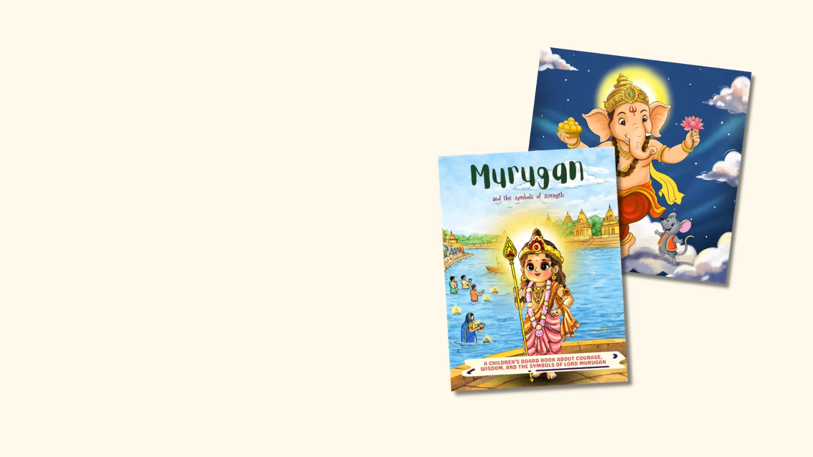 Story Seed's illustrated Murugan and Ganesha books for children